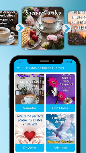 Saludos de buenas tardes Screenshot 1
