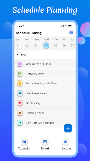 Calendar - Business Calendar Screenshot 1