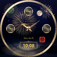 Hanabi Fireworks Watch Face