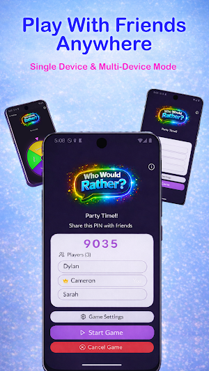 Who Would Rather? Party Game Screenshot 0
