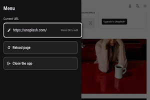 LoujWeb TV Browser Screenshot 1