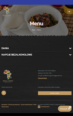 Small Africa Restaurant Screenshot 2