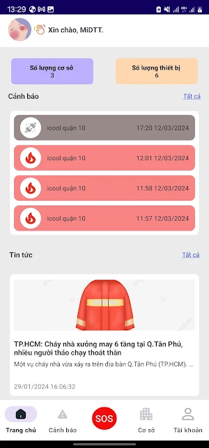 GSafePro - Cảnh báo cháy nhanh Screenshot 3