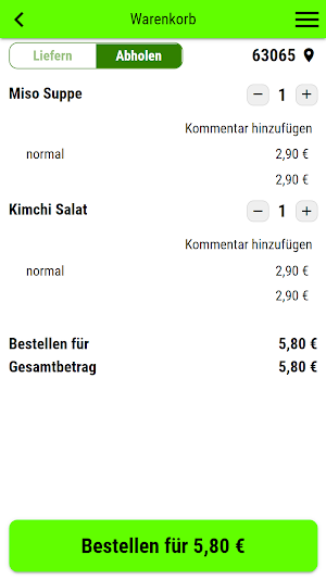 Wasabi Sushi Offenbach Screenshot 1