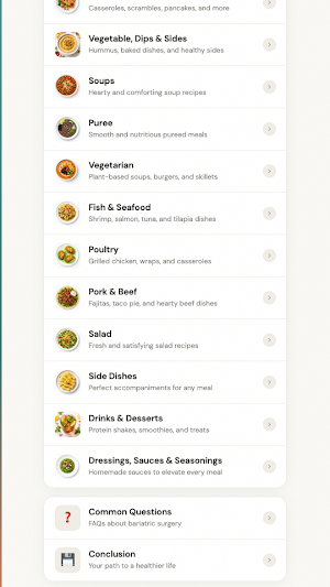 Bariatric Gastric Sleeve Diet Screenshot 2