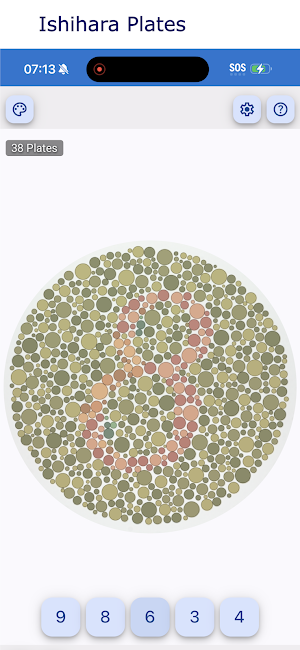 Ishihara Color Blind Test Screenshot 1