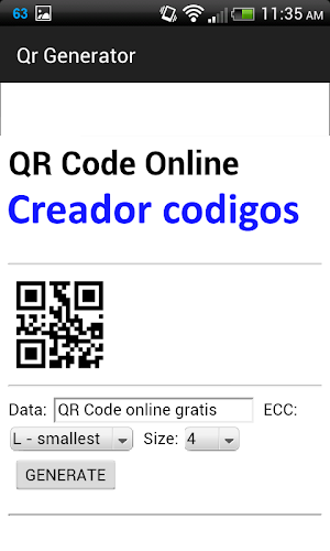 Generador de qr code gratis Screenshot 3