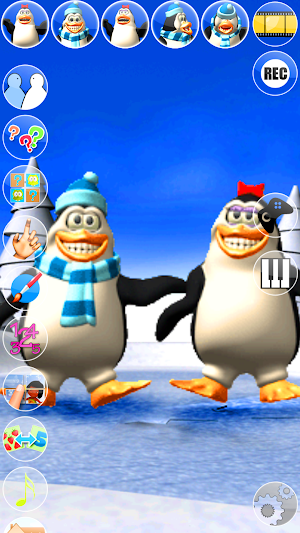 Talking Pengu & Penga Penguin - Virtual Pet Screenshot 0