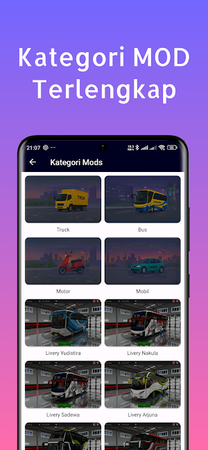 Mod Bussid Terbaru Artis 2025 Screenshot 1