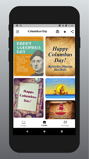 Columbus Day Greetings Screenshot 1
