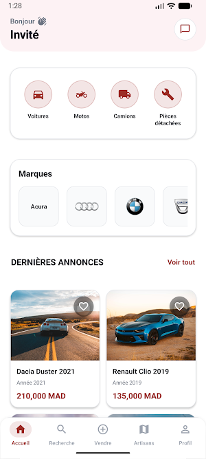 Marocar – Voitures d'occasion Screenshot 0