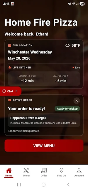 Home Fire Pizza Screenshot 0