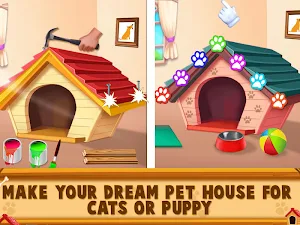 My Pet House Story - Pet Puppy Daycare games Screenshot 2