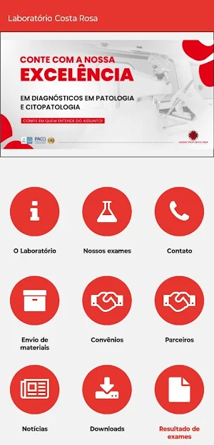 Laboratório Costa Rosa-Naviraí Screenshot 0