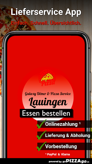 Galaxy Döner Pizza Service Screenshot 0