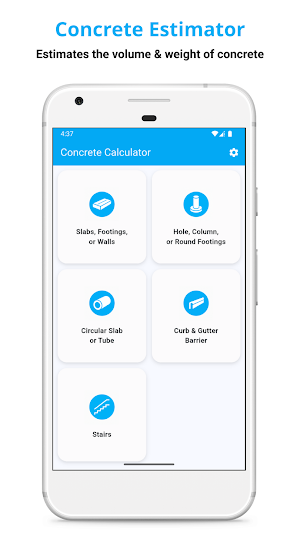 Concrete Calculator Screenshot 0