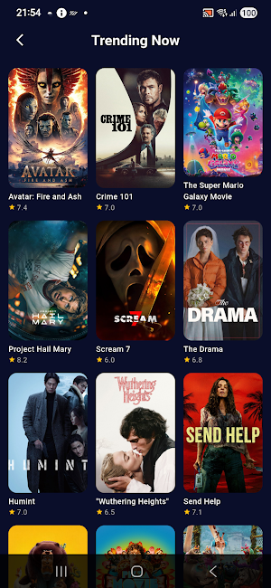 StreamFlix: Movies Trailers Screenshot 2