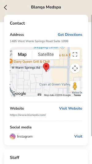 Blanqa Medspa Screenshot 1