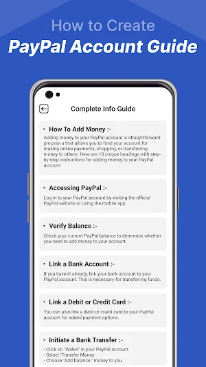 Guide to Create PayPal Account Screenshot 2