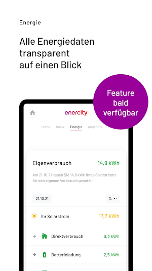 enercity SmartSolar Screenshot 2