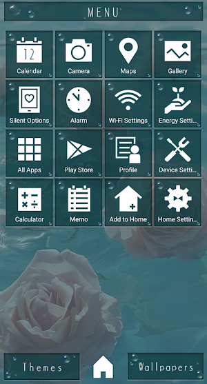 Floating Roses Theme +HOME Screenshot 1