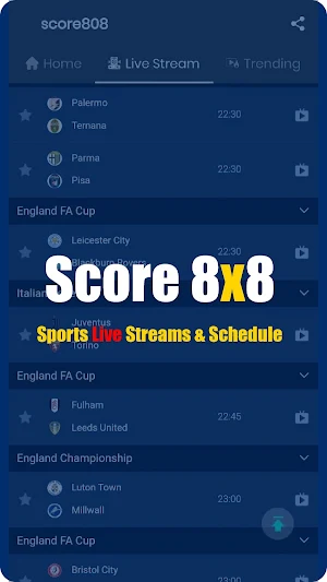 Score8x8 - Live Football App Screenshot 2