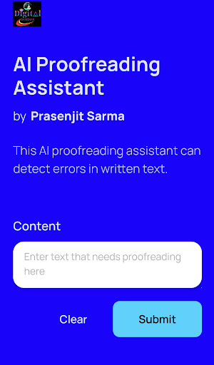 AI Proofreading Assistant Screenshot 0