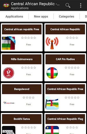 Central African apps Screenshot 0
