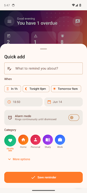 Nudge — Smart Reminder Screenshot 2