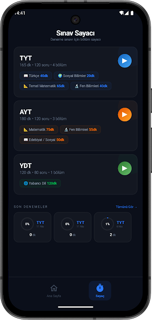YKS Sayaç Screenshot 1
