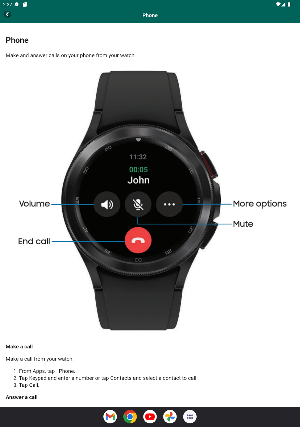 User guide for Galaxy Watch 4 Screenshot 3