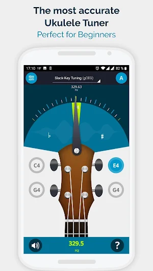Ukulele Tuner Pocket  - Free App Screenshot 0