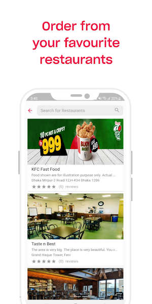 FoodBank Customer Screenshot 1