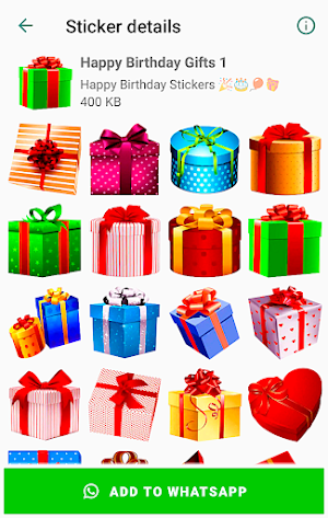 Happy Birthday Stickers for WhatsApp Screenshot 0