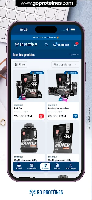 GO Proteines Screenshot 1
