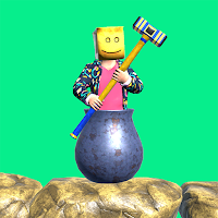 Pot Man Hammer Man Climber 3D