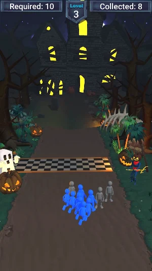 Halloween Fun race & clash: Race Through Obstacles Screenshot 3