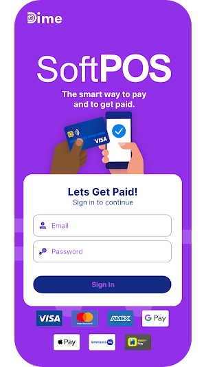Dime SoftPOS Screenshot 0