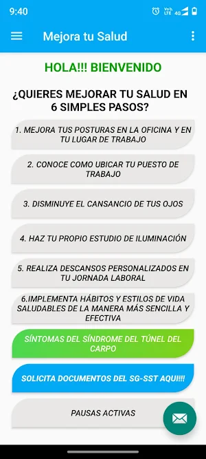 Bienestar y Salud SST Screenshot 0