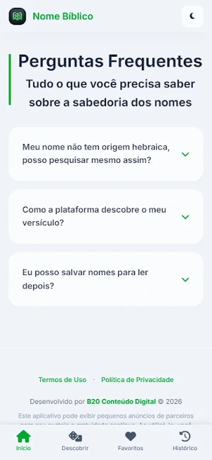 Nomes Bíblicos Screenshot 0