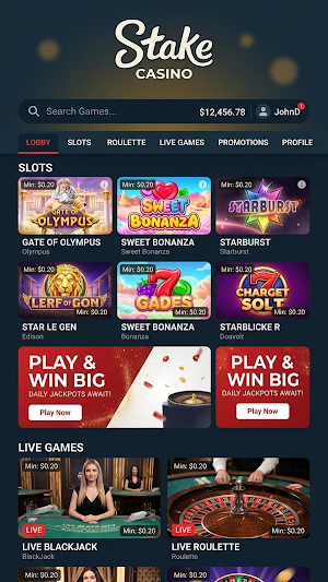 Stake Casino Screenshot 0