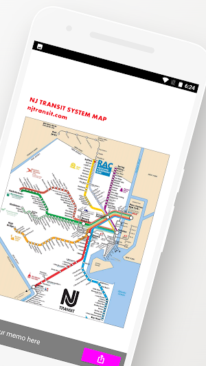 Jersey City Bus Map Offline Screenshot 1