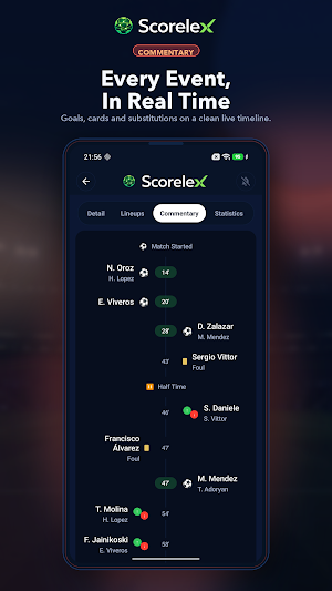 Scorelex: Live Scores AI Screenshot 3