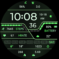 ZKin Watch Bright Green Line