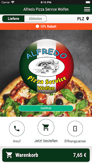 Alfredo Pizza Service Wolfen Screenshot 0
