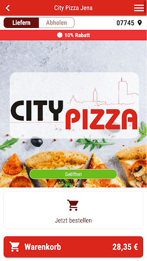 City Pizza Jena Screenshot 0