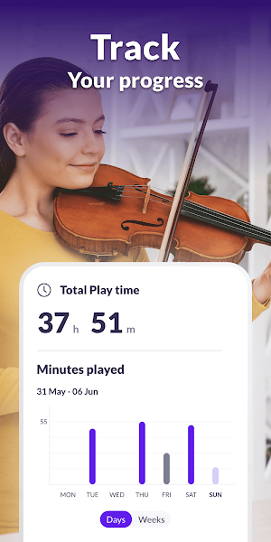 Violin lessons by tonestro - Learn, Practice, Play screenshot 5