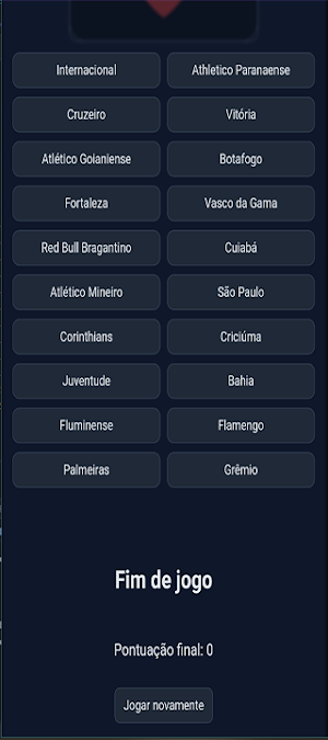 Série A Quiz: Adivinhe o Time Screenshot 2