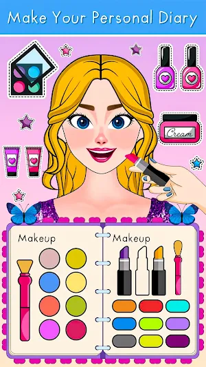 DIY Paper Doll Dress Up Games Screenshot 0