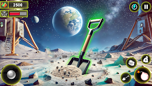 Space Mining 3D: Moon Digging Screenshot 1